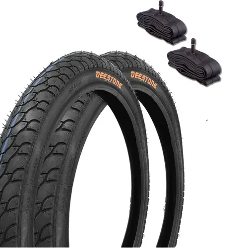 Reifen Schwarze 20 X 1.75 (47-406)+2 Fahrradschläuche Amerika Schrader X 2