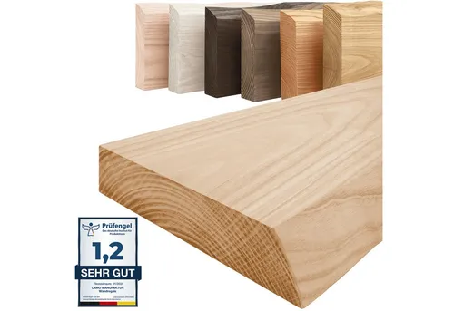 LAMO Manufaktur Wandregal Pure 40 cm – Komplett-Set aus Massivholz - Das LAMO Wandregal Pure vereint handwerkliche Qualität mit zeitlosem Design. Ideal für individuelle Wandgestaltungen, passend für jeden Einrichtungsstil und jedes Zimmer.