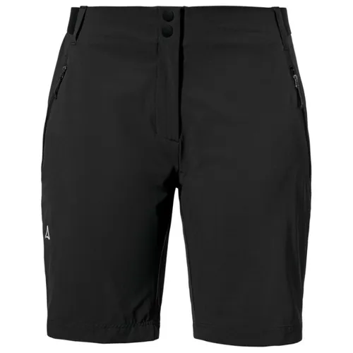Schöffel Damen Shorts Style Blaustein WMS Bermudas, Schwarz, 42 EU - Wanderhosen aus recyceltem Material, bieten höchste Bewegungsfreiheit durch 4-Wege-Stretch und trocknen schnell – ideal für aktive Frauen in der Natur.