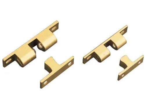 2er Pack Doppelkugelschnäpper Schnäpper aus Messing - Länge 60 * 13mm