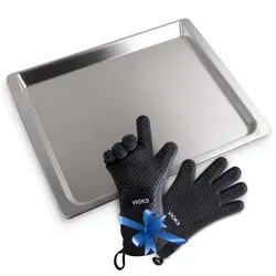 Backblech Constructa 00438155 mit 2 Handschuhen von Constructa, VIOKS