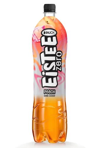 Rauch Eistee Pfirsich Zero Aufguss aus Schwarztee zuckerfrei 1500ml
