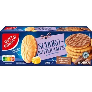 G&G Schoko Buttertaler Gebäck 300,0 g