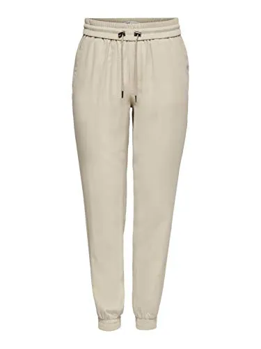 ONLY ONLKELDA-Emery Hose - Damen-Hose mit weitem Beinschnitt, bequem und stylisch für jeden Anlass, aus weichem Material (92% Viskose, 8% Polyester) für optimalen Tragekomfort.