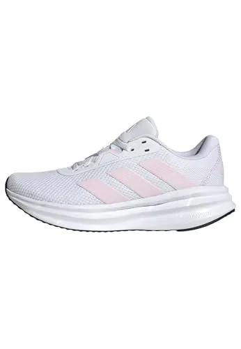 adidas Damen Galaxy 7 Running Shoes - Komfortable Laufschuhe in Cloud White/Clear Pink/Core Black - Laufschuhe mit regulärer Passform und leichtem Cloudfoam für optimalen Komfort beim Laufen. Ideal für Sport und Freizeit!