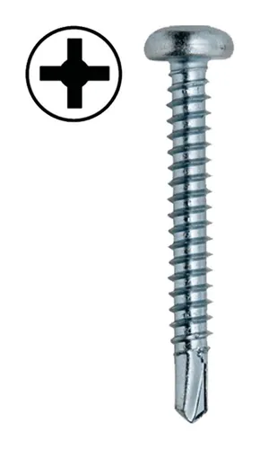 Dresselhaus Bohrschraube 3,9x16mm DIN7504 GVZ Linsenk - 100 Stück