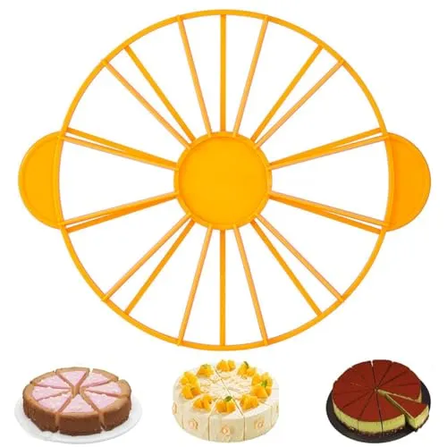 MITUMORMOR Kuchenteiler Tortenschneider, Tortenteiler 10/12 Stücke, Verstellbar Kunststoff Tortenteiler Zum Schneiden von 10/12 Gleichen Tortenstück, Küche Kuchen Gadget