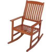 Jardinion Schaukelstuhl 62cm x 93cm x 105cm Eukalyptusholz FSC Braun