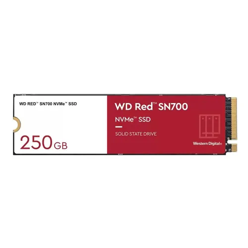 Western Digital Red SN700 250 GB - Interne SSD-Festplatte, hohe Geschwindigkeit mit 3.100 MB/s Lesegeschwindigkeit und 1.600 MB/s Schreibgeschwindigkeit, ideal für Gaming und Datenübertragung