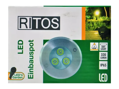 Produktbild RITOS LED Einbauspot rund LED´s Garden - IP65