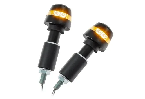 ZIEGER Blinker Kellermann Lenkerenden LED Blinker schwarz - Hochwertige LED Lenkerendenblinker in schwarz für Motorräder, mit spektakulär heller Ausleuchtung und Longlife Protection Guard® für maximale Sicherheit.