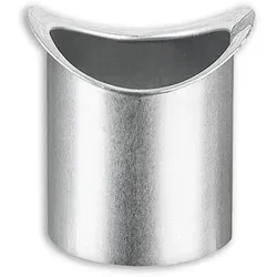 Lötstutzen Grömo, halbrunde Rinne, Zink, verschiedene Größen (Ausführung: Nenngröße 250. Ø 76mm)