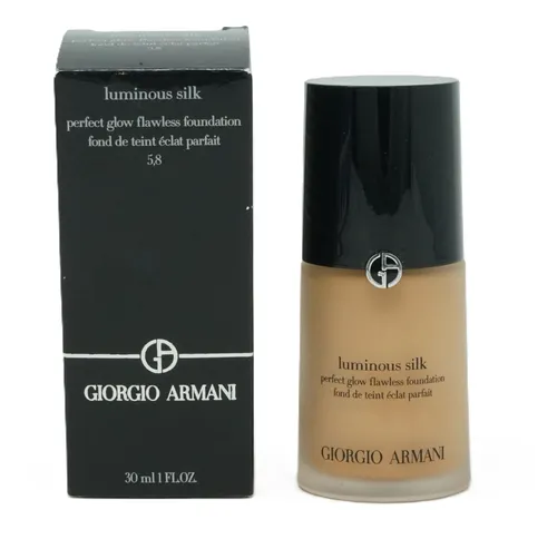 Giorgio Armani Luminous Silk Foundation NO. 5.8 - 30 ml - Make-up: Luxuriöse Foundation für ein strahlendes, seidig-glattes Finish und perfekte Deckkraft.