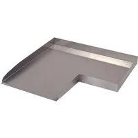 Ubbink Edelstahl-Bachlauf Wolga Ecke links