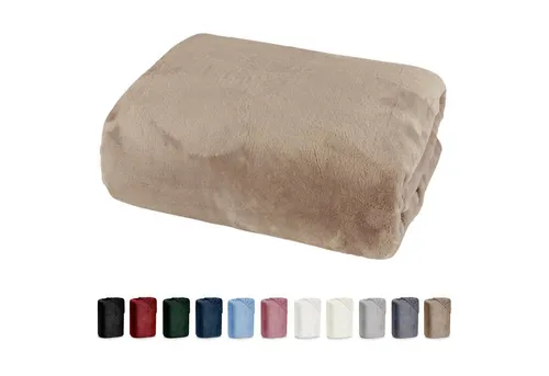 heimtexland Spannbettlaken Cashmere Touch Super Soft in braun von Heimtexland