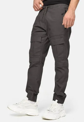 Indicode Herren Dennis Cargohose - Wanderhose aus 98% Baumwolle mit 6 Taschen, ideal für den Alltag und vielseitig kombinierbar. Bequemes Material mit Stretch für optimale Bewegungsfreiheit.