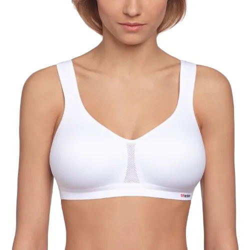 TriAction Damen BH (Ohne Bügel) Hybrid Star P , Gr. 70D, Weiß (WHITE)