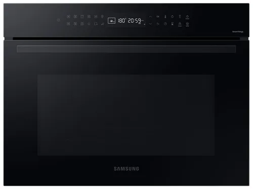 Samsung Kompakt-Einbaubackofen NQ5B4553FDK/U1 45 cm mit Mikrowelle Glas schwarz
