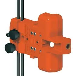 Bohrlehre für BLUMOTION, griffseitig - orange - Zubehör für Möbel, präzise Bohrlehre für die einfache Montage von BLUMOTION-Türdämpfern an Griffseiten.