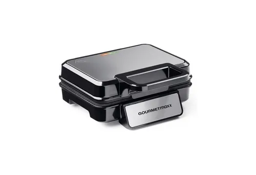 GOURMETmaxx Waffeleisen für 2 Belgische Waffeln - Waffeleisen mit Antihaftbeschichtung und 1000 Watt Leistung für kinderleichte Zubereitung von knusprigen, leckeren Belgische Waffeln – ideal für Familien und Feiern!