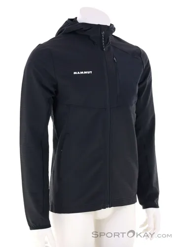 Mammut Madris Light ML Hooded Jacket Men Black (M) - Funktionsjacke, leicht, windabweisend und nachhaltig – ideal für Outdoor-Aktivitäten wie Klettern und Wandern. Atmungsaktives Material mit geruchshemmender Behandlung sorgt für hohen Tragekomfort.