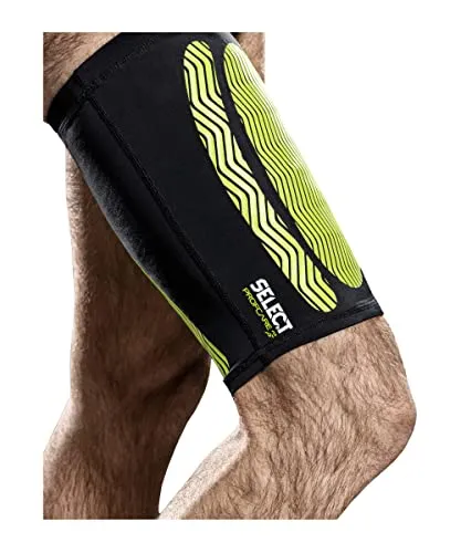 Select Kompressionsoberschenkelbandage M, schwarz - Handbandagen für optimalen Halt und Unterstützung, ideal für Sportler und zur Verletzungsprophylaxe.