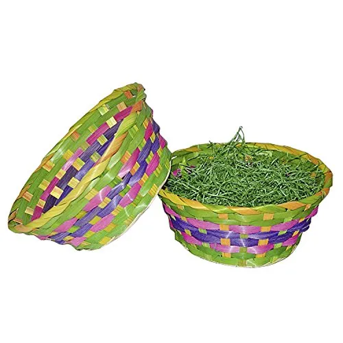 Osterkorb m Gras 20cm Spa n bunt