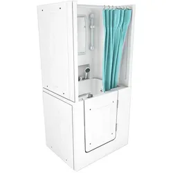 Seniorendusche und Sitzwanne Kombination S02D-C-R 100x78x205cm