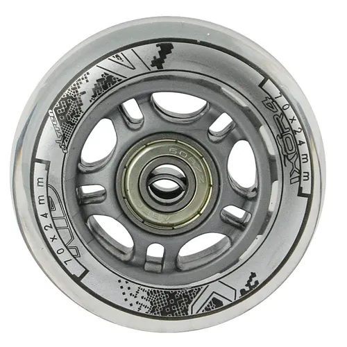 PU 70x24 82A PRZEZROCZYSTE (4 szt.) + ABEC-7 (8 szt.) ZESTAW NILS 5907695515930