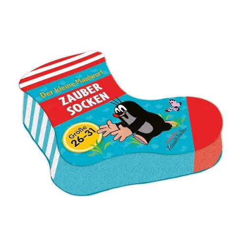 Trötsch 11021 Zaubersocke Maulwurf blau Gr. 30-35 von Trötsch