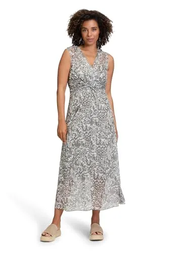 Cartoon Midikleid Lang ohne Arm in weiß von Cartoon