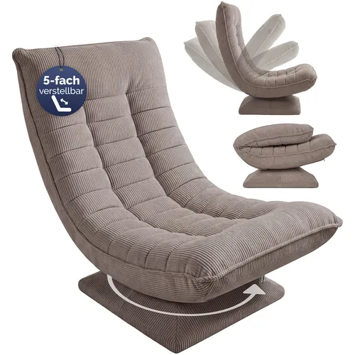 DeubaXXL Relaxsessel Aberdeen Taupe