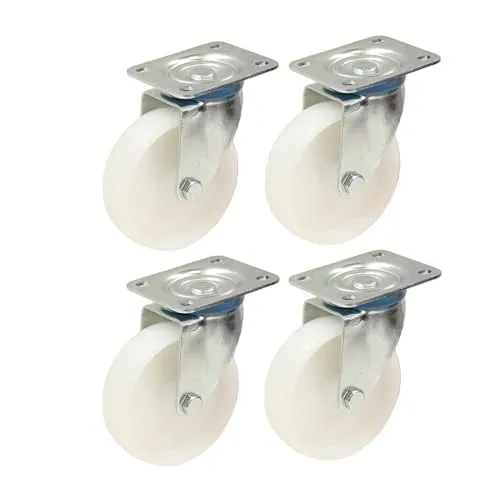 4-100mm 4 Zoll Nylon Schwerlast Lenkrolle Set 150kg Je