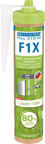 WEICON 10102385 - Green Tube Flex 310 M F1X grau 280 ml