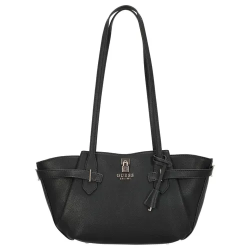 Guess Yesba Schultertasche – elegante schwarze Handtasche - Die Guess Yesba Schultertasche vereint stilvolles Design mit praktischer Alltagstauglichkeit. Mit abnehmbarem Anhänger und verstellbarem Schulterriemen ist sie ideal für jede Gelegenheit.