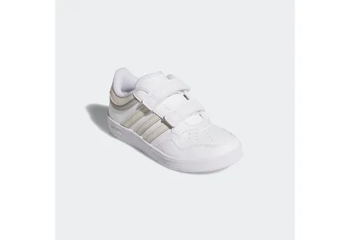 adidas Sportswear HOOPS 4.0 Klettschuh weiß 32 EU - Sportlicher Klettschuh für Kinder in Cloud White, ideal für aktive Kids. Fällt klein aus, bitte eine Größe größer bestellen. Perfekt für Freizeit und Sport!