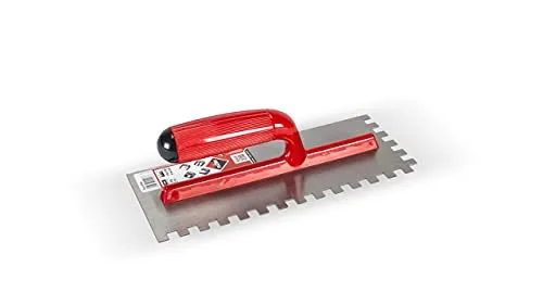 Rubi 25906, verzahnte Stahlkelle, 28 cm (10 x 10)