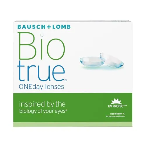 Bausch & Lomb Biotrue® ONEday 90er Box Tageslinsen - Die Biotrue ONEday Tageslinsen aus innovativem Hydrogel bieten hohen Tragekomfort und Feuchtigkeit. Ideal für den täglichen Gebrauch, ganz ohne Reinigungsaufwand.