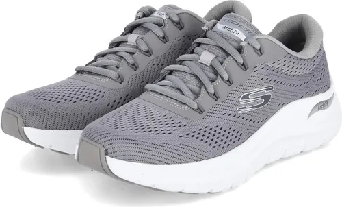 Skechers Arch Fit 2.0 Sport Herren Sneaker, Gray Mesh/Synthetic, 42 EU - Herren-Sneaker mit innovativer Arch Fit-Technologie für optimalen Fußsupport und Komfort, perfekt für aktive Tage.