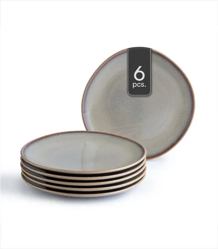 Villeroy & Boch Frühstücksteller 6er Set - Entdecken Sie die einzigartigen Designs dieses 6er Sets, das durch spezielle Effektglasuren besticht. Jedes Stück ist ein Unikat mit individuellem Charme, ideal für ein stilvolles Frühstück.