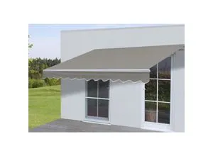 Alu-Markise H790 in braun von MCW