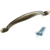 SOTECH Landhausgriff AN03 BA 96 mm Altmessingoptik in gold von SO-TECH