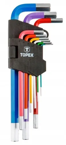 Sechskantschlüssel Innensechskant Schraubendreher Set 9 Stk 1,5-10mm bunt