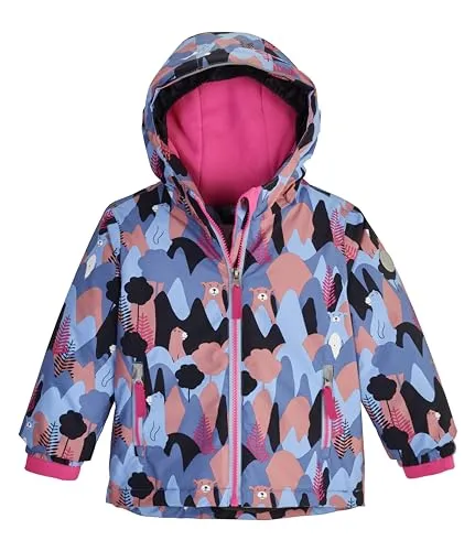 first instinct by killtec Kinder Skijacke - Wasserdichte Funktionsjacke mit Kapuze - Funktionsjacke für Kleinkinder mit 10.000 mm Wassersäule, verschweißten Nähten und Grow-Up-Funktion. Ideal für den Ski-Spaß im Freien, umweltfreundlich und sicher.