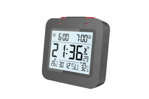 technoline Funkwecker WT 325 Funkwecker mit Temperaturanzeige und Dual-Alarm inkl. Außensender