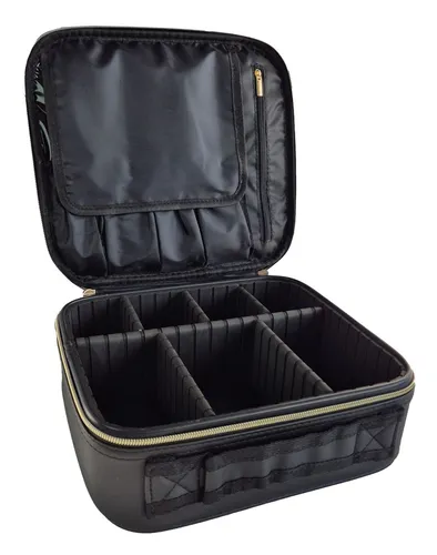 Reise Kosmetikkoffer - Praktische Kosmetiktasche für Ordnung - Ideal für Reisen, bietet diese Kosmetiktasche viel Platz für Ihre Make-up-Artikel und Pflegeprodukte. Hergestellt aus robustem PVC für eine lange Lebensdauer.