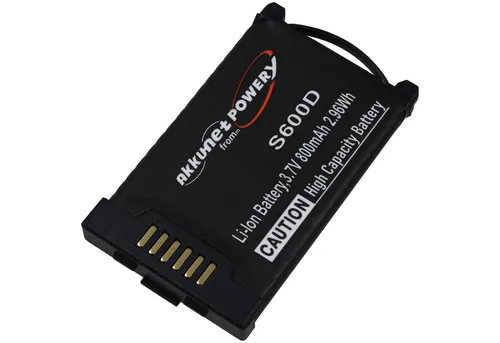 Powery Akku kompatibel mit Aastra Typ DK51200 Akku 800 mAh (3.7 V)