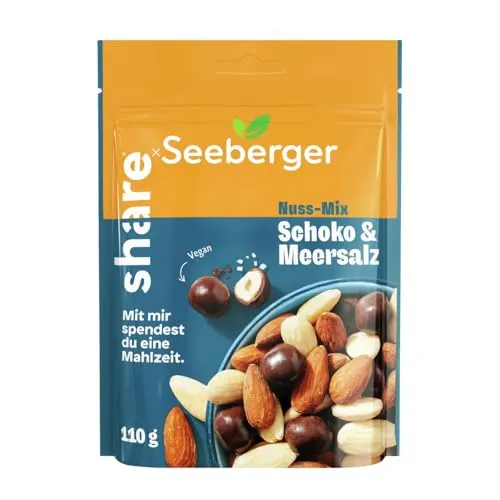 Seeberger Nuss-Mix Schoko & Meersalz, 110g von Seeberger
