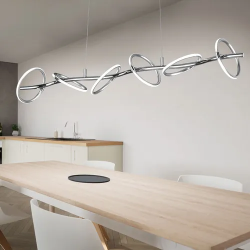 Hängeleuchte Pendellampe Switch Dimmer 6-flammig LED – Modernes Design