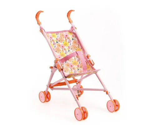 DJECO Puppenbuggy POMEA Puppenwagen DJ07841, Flowers von Djeco